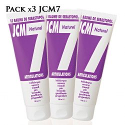 pack de 3 baumes naturels jcm 7 pour les articulations, de Jean Raillon