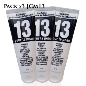 pack promo 3 baumes jcm 13 pour la peau de la marque Jean Raillon